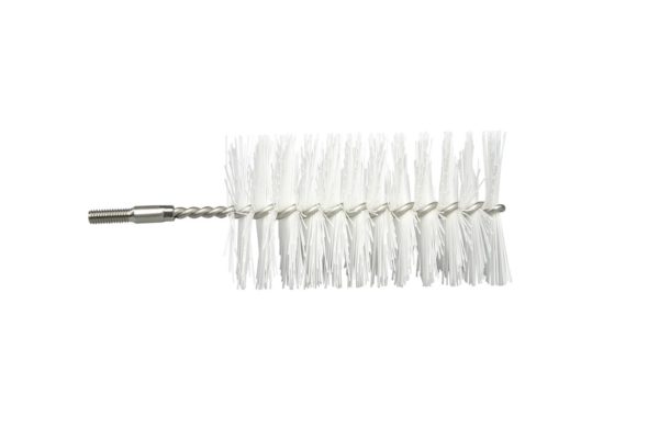 Pijpenborstelkop met schroefdraad ø 8 cm medium