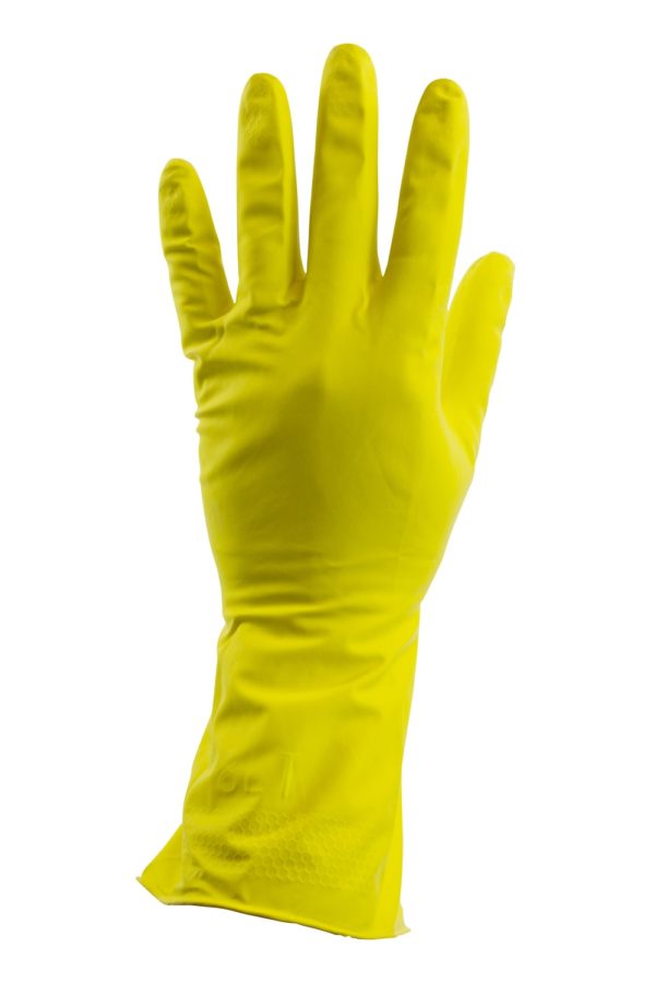 Huishoudhandschoen latex per 10 paar