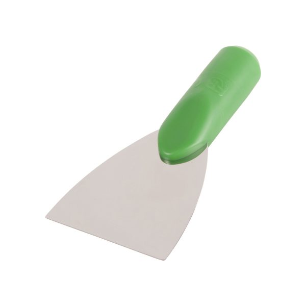 Spatel 8 cm RVS niet buigzaam met steelhouder