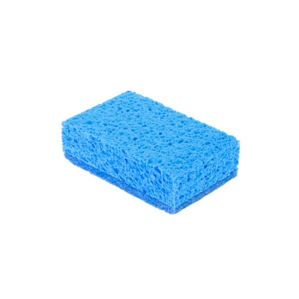 Viscose Schuurspons blauw vlies