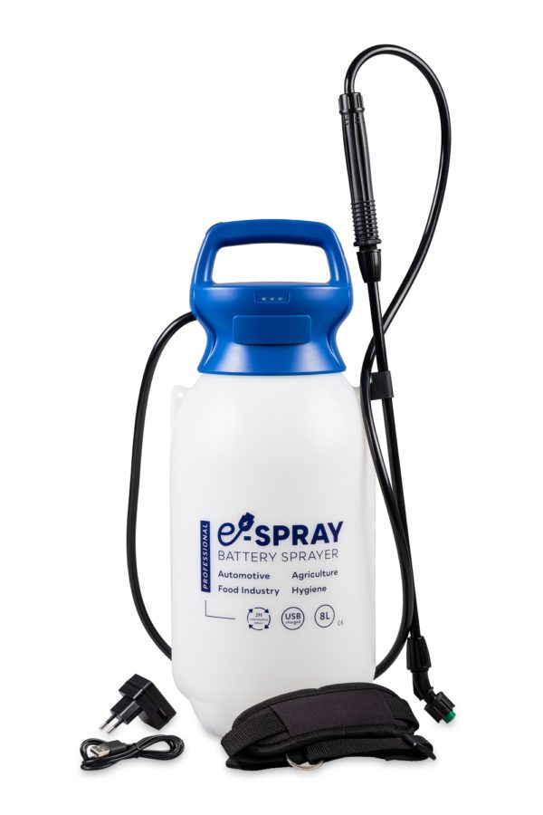 E-Spray 8 liter batterij sprayer