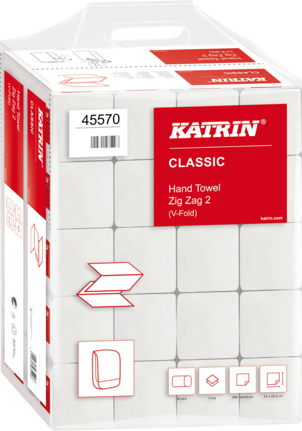 Katrin vouwhanddoekjes Classic ZZ 2 - Afbeelding 2