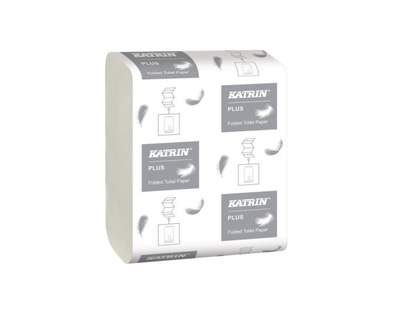 Katrin gevouwen toiletpapier Plus Bulk Pak