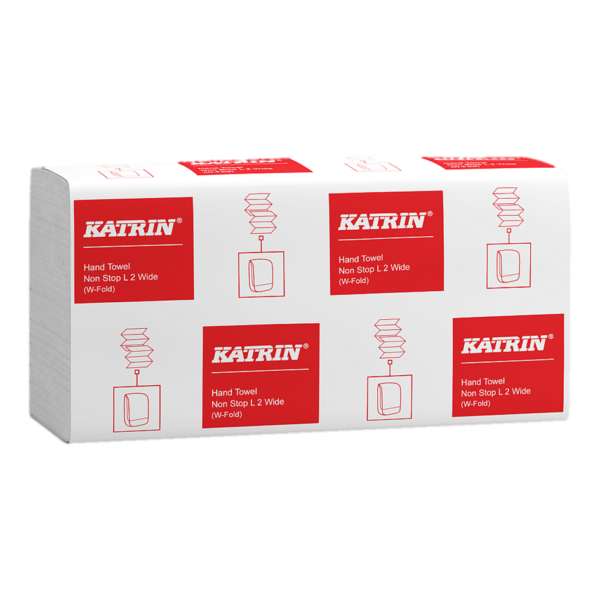 Katrin vouwhanddoekjes Non-Stop L2 wit